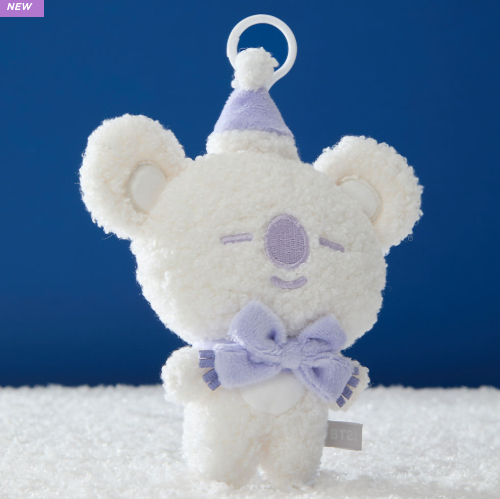 Bt21 - snowman plush keyring