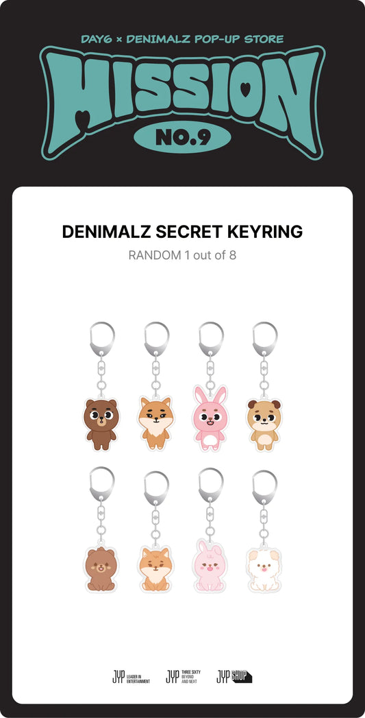 DAY6 - DAY6 X Denimalz Pop-up Store Mission no.9 Official MD Denimalz Secret Keyring