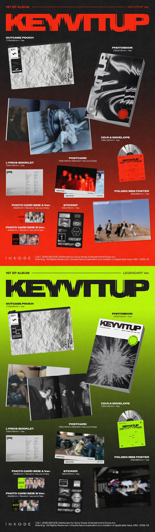 Keyvitup - keyvitup 1st ep album standard random