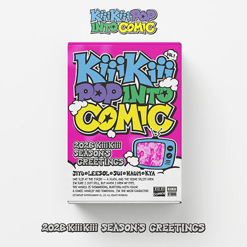 Kiii kiii - kiiikiii pop into comic 2026 seasons greetings