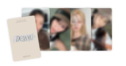 Kiss of life - deja vu 2026 asia fanmeeting tour in seoul official md secret message card set