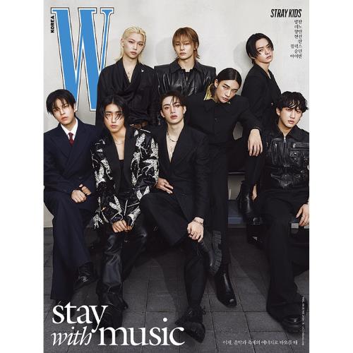 STRAY KIDS on W Korea 2024 Magazine Cover (June 2024 Issue)