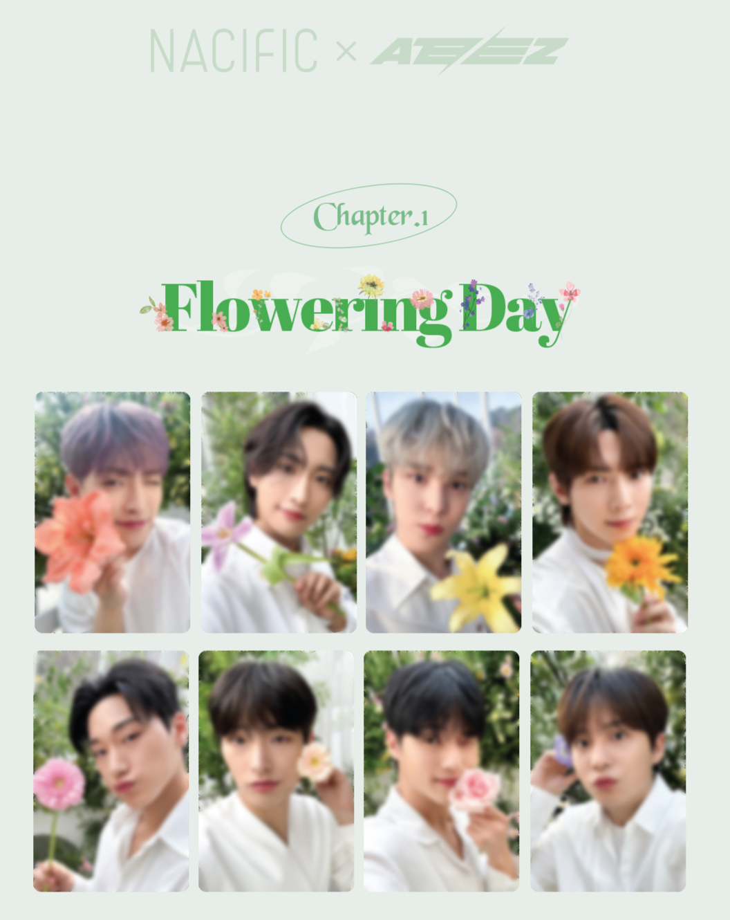 ATEEZ x Nacific Collab - Flowering Day Event