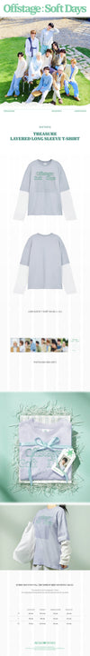 Treasure - offstage: soft days official md layered long sleeve t-shirt