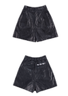 Blackpink - blackpink x my melody vol.2 official md leather shorts pants