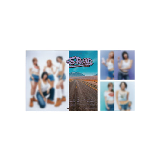 KISS OF LIFE - Kiss Road 1st World Tour Official MD L Holder & Poster Set