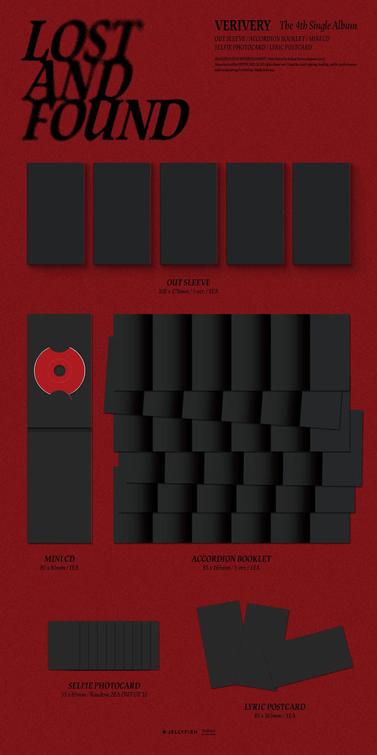 Verivery - lost and found 4th single album light ver (random)