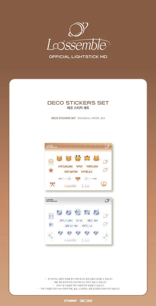 Loossemble - Official Light Stick MD Deco Stickers Set