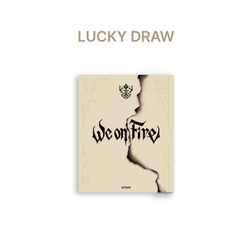 &team - we on fire 3rd ep album weverse lucky draw event limited edition ver (1ea)