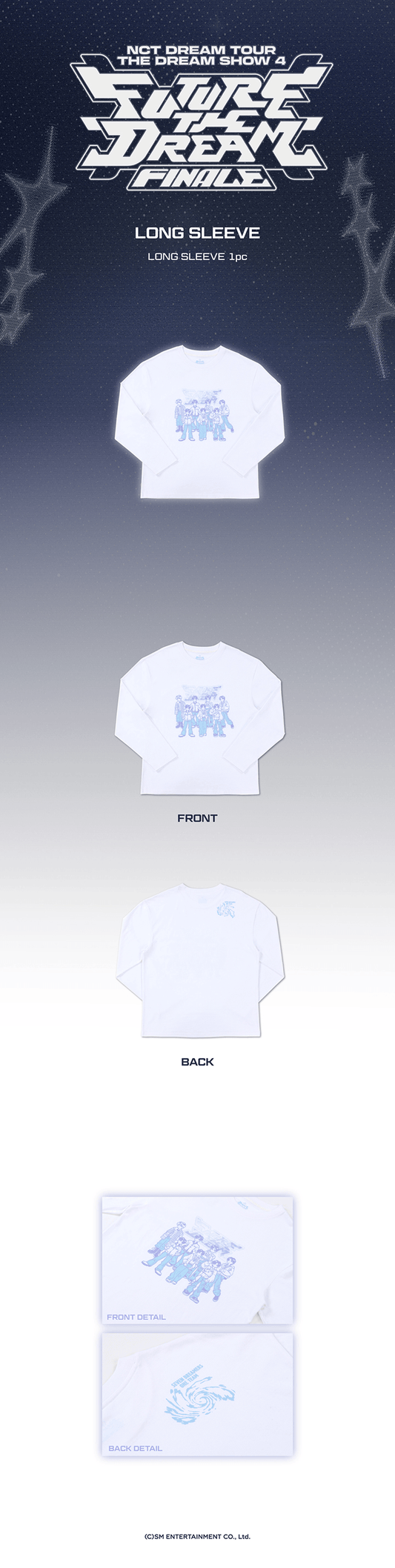 NCT dream - the dream show 4 future the dream finale tour official md long sleeve