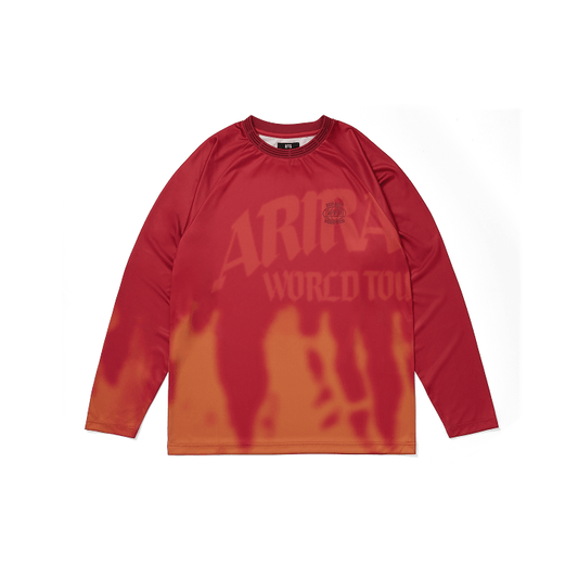 BTS - Arirang World Tour 2nd Drop Official Md Long Sleeve T-shirt (red)