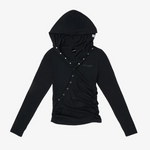 Stray Kids - Run It Japan Wourld Tour 2nd Line Up Official Md Hood Long Sleeve T-shirt (black)