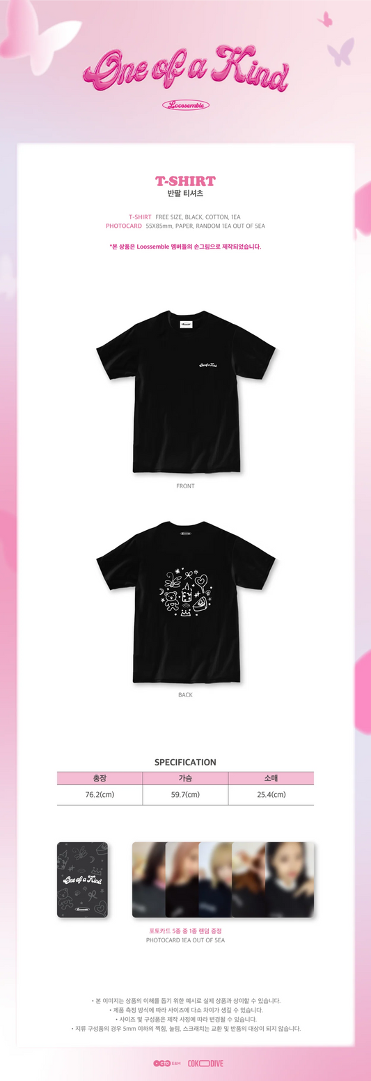 LOOSSEMBLE - ONE OF A KIND 2ND MINI ALBUM OFFICIAL MD T-SHIRT