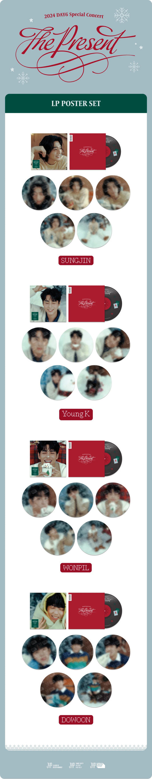 DAY6 - The Present 2024 Special Concert Official MD LP Poster Set