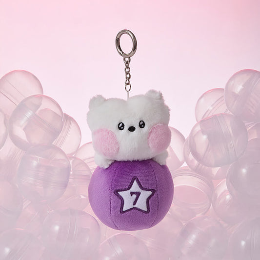 BTS x BT21 - Minini Lucky Gatcha Plush Keyring