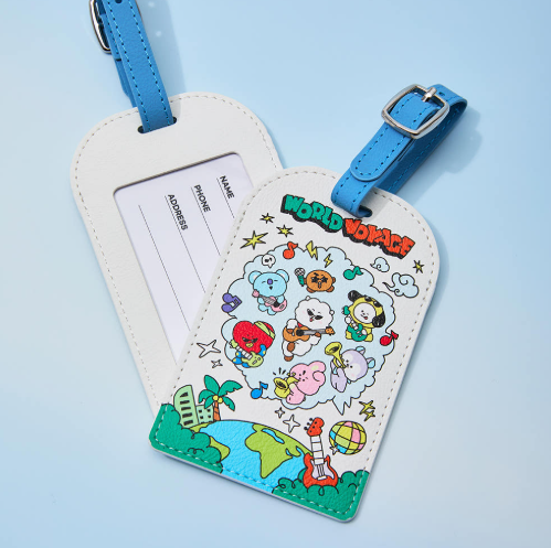 Bt21 - world voyage luggage tag