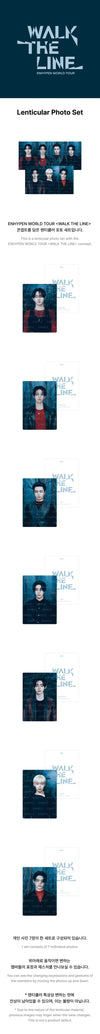 Enhypen - Walk the Line World Tour Official MD Lenticular Photo Set