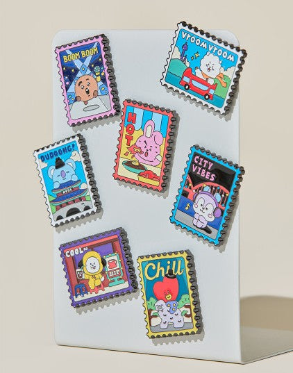 BTS x BT21 - Seoul Edition Metal Magnet