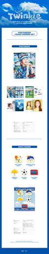 Moon Byul - Starlit of Twinkle 1st Full Album Repackage Official MD Photobook + Shoe Charms Set