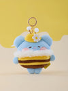 Bt21 - minini honeybee plush tape measure keyring