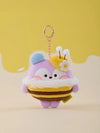 Bt21 - minini honeybee plush tape measure keyring