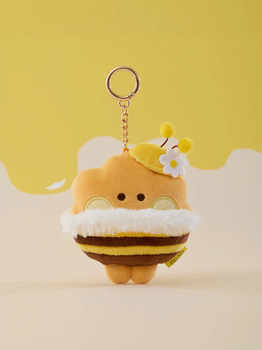 Bt21 - minini honeybee plush tape measure keyring