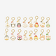 Stray Kids - Skzoo X Sanrio Characters Official Md Metal Keyring