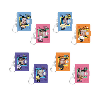 Ateez - aniteez in color pop up official md mini album keyring