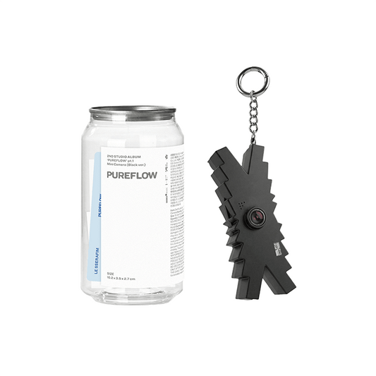 Le sserafim - pureflow 2nd album mini camera black ver