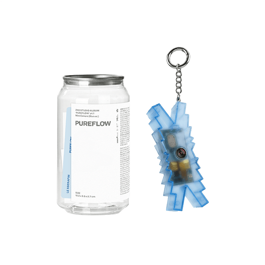 Le sserafim - pureflow 2nd album mini camera blue ver