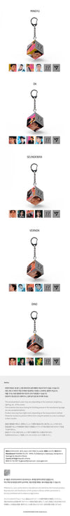 Seventeen - Cube & Puzzle Official MD Mini Cube Keyring Set (17 Is Right Here)