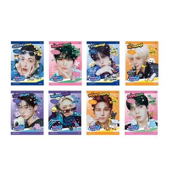 Ateez - aniteez in color pop up official md mini photobook – Kpop Omo