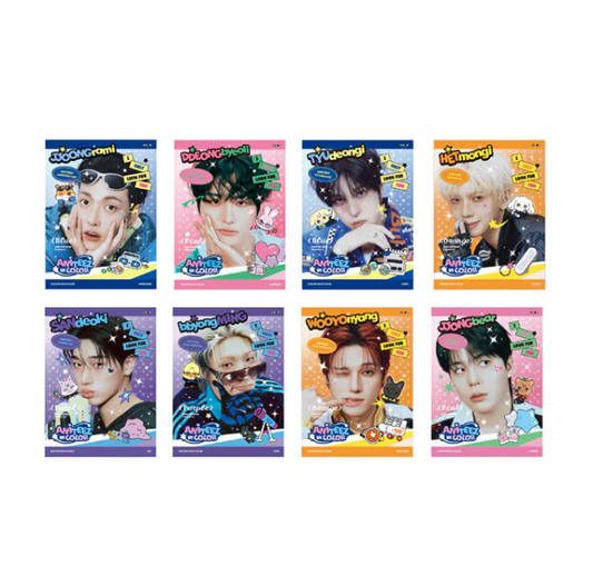 Ateez - aniteez in color pop up official md mini photobook
