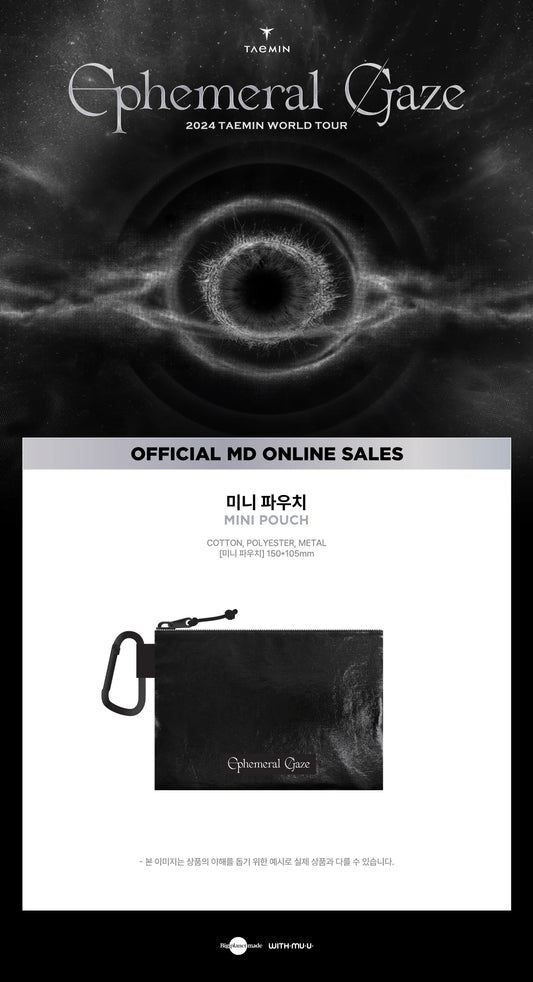 Shinee Taemin - Ephemeral Gaze 2024 World Tour Official MD Mini Pouch