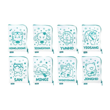Ateez - 8th Anniversary Exhibition: Blue Drift Official Md Mini Pouch (random)