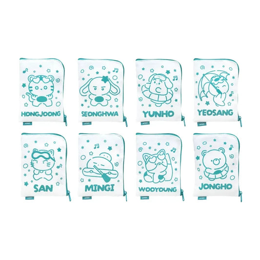 Ateez - 8th Anniversary Exhibition: Blue Drift Official Md Mini Pouch (random)