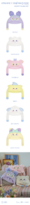 Nmixx - episode 1: zero frontier 1st world tour in incheon official md mixxffy plush hat