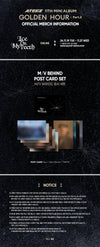 Ateez - Golden Hour : part.2 Pop up Official MD M/V Behind Postcard Set