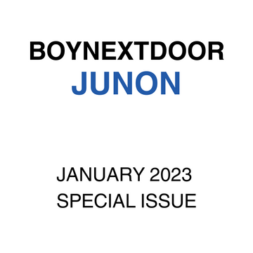 BOYNEXTDOOR JUNON JAPAN MAGAZINE (JANUARY 2023 SPECIAL ISSUE)