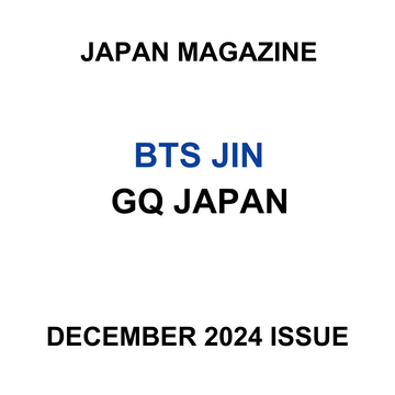 BTS Jin - GQ Japan Magazine 2024 December Issue