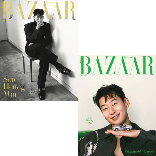 SON HEUNG MIN BAZAAR MAGAZINE (APRIL 2024 ISSUE)