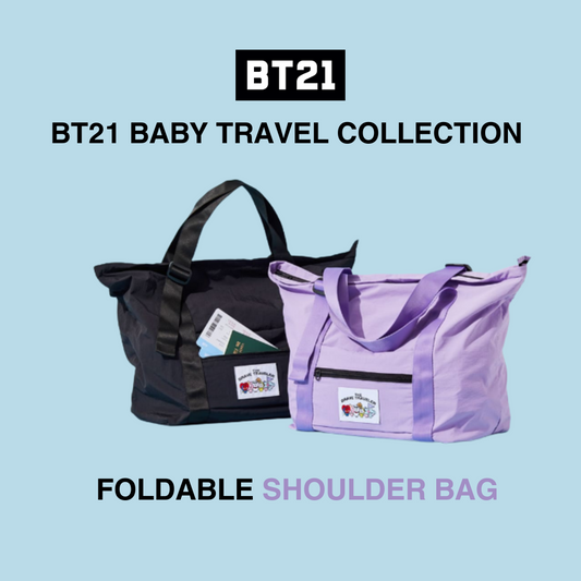 BT21 BABY TRAVEL FOLDABLE SHOULDER BAG