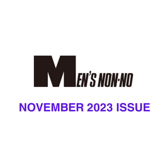 NAGASE REN COVER MEN'S NON-NO JAPAN MAGAZINE (NOVEMBER 2023 ISSUE)