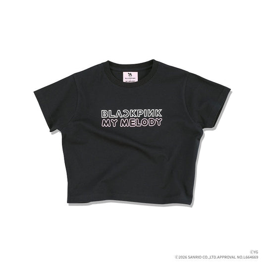 Blackpink - blackpink x my melody official md crop t-shirt