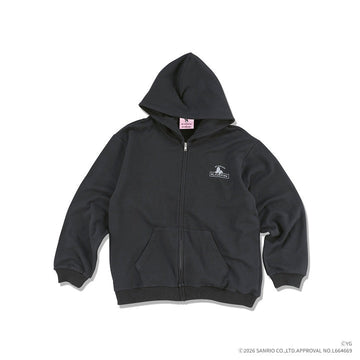 Blackpink - blackpink x my melody official md heart logo zip up hoodie black