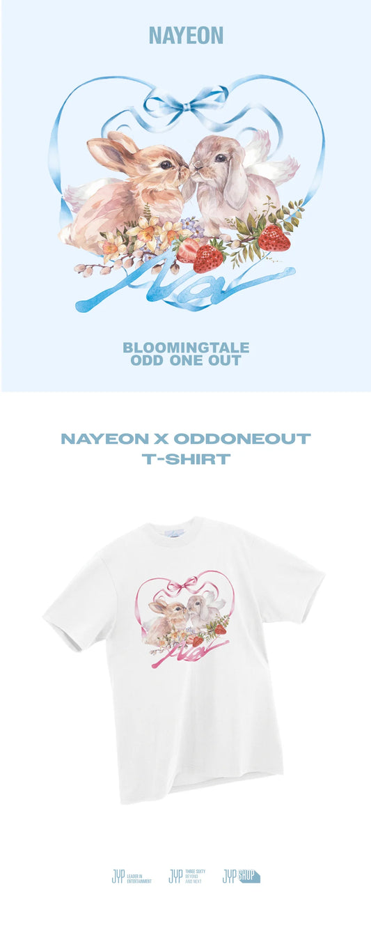 Twice Nayeon - Nayeon X Oddoneout NA 2nd Mini Album Official MD T-Shirt