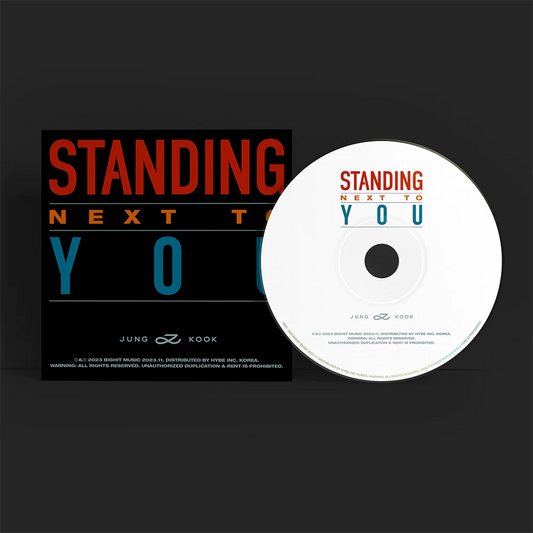 BTS Jungkook - Standing Next to You Single CD Album