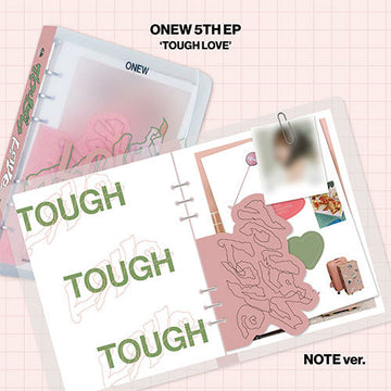 Onew - tough love 5th mini album note ver