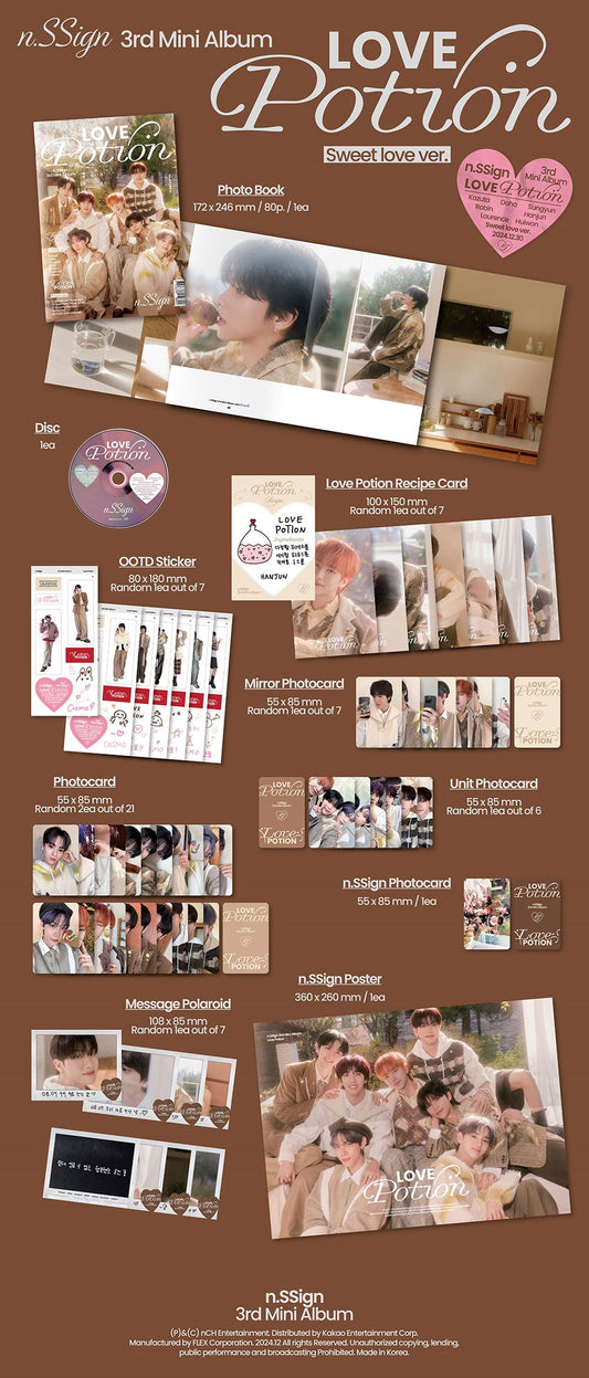 N.ssign - funky like me 3rd mini album standard set