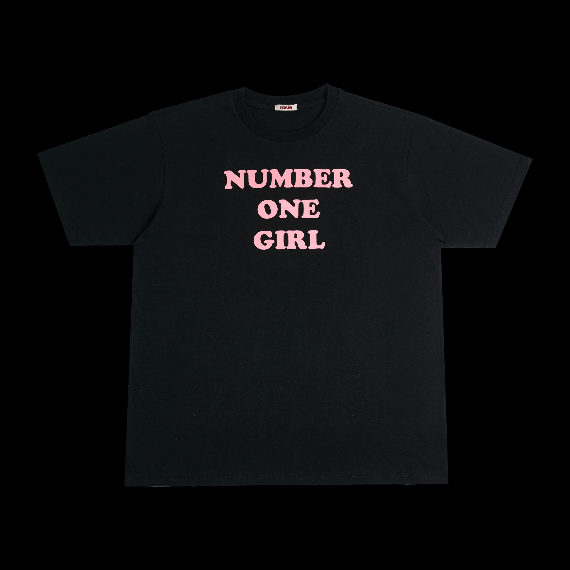 ROSE - Rosie Apt Official MD Number One Girl Black T-Shirt ROSE - Rosie Apt Official MD Number One Girl Black T-Shirt